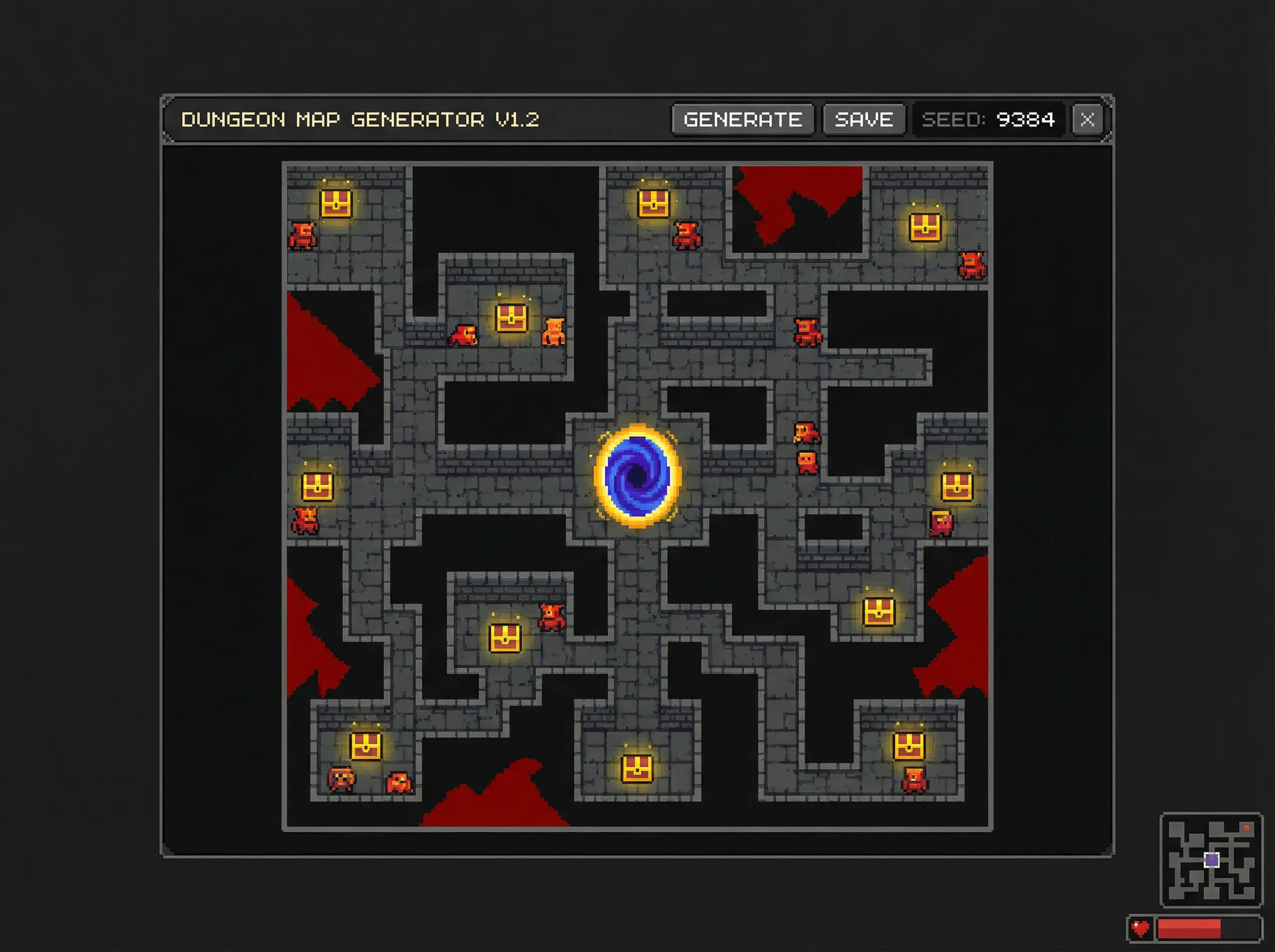 pp电子地牢生成系统 - pg女王 核心机制